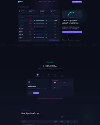 Carrier Landing Page Template