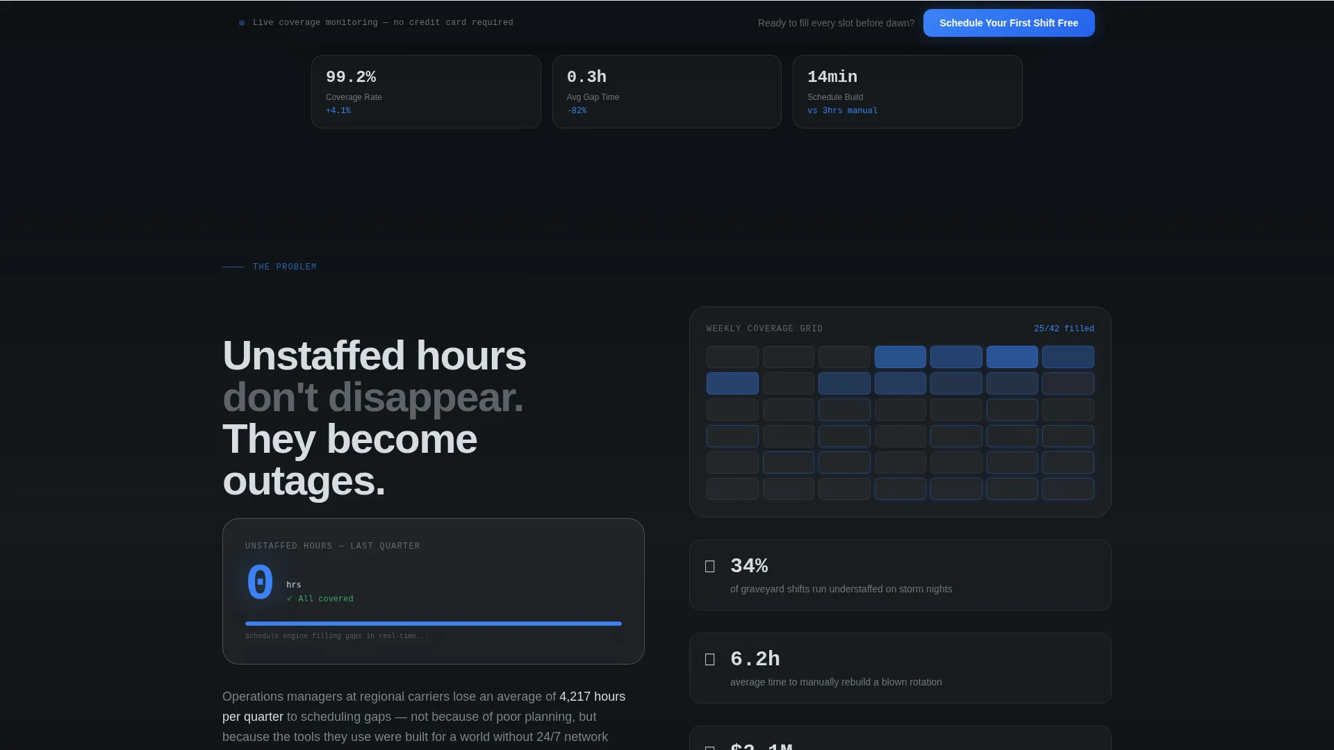High-Converting Staff Landing Page Template