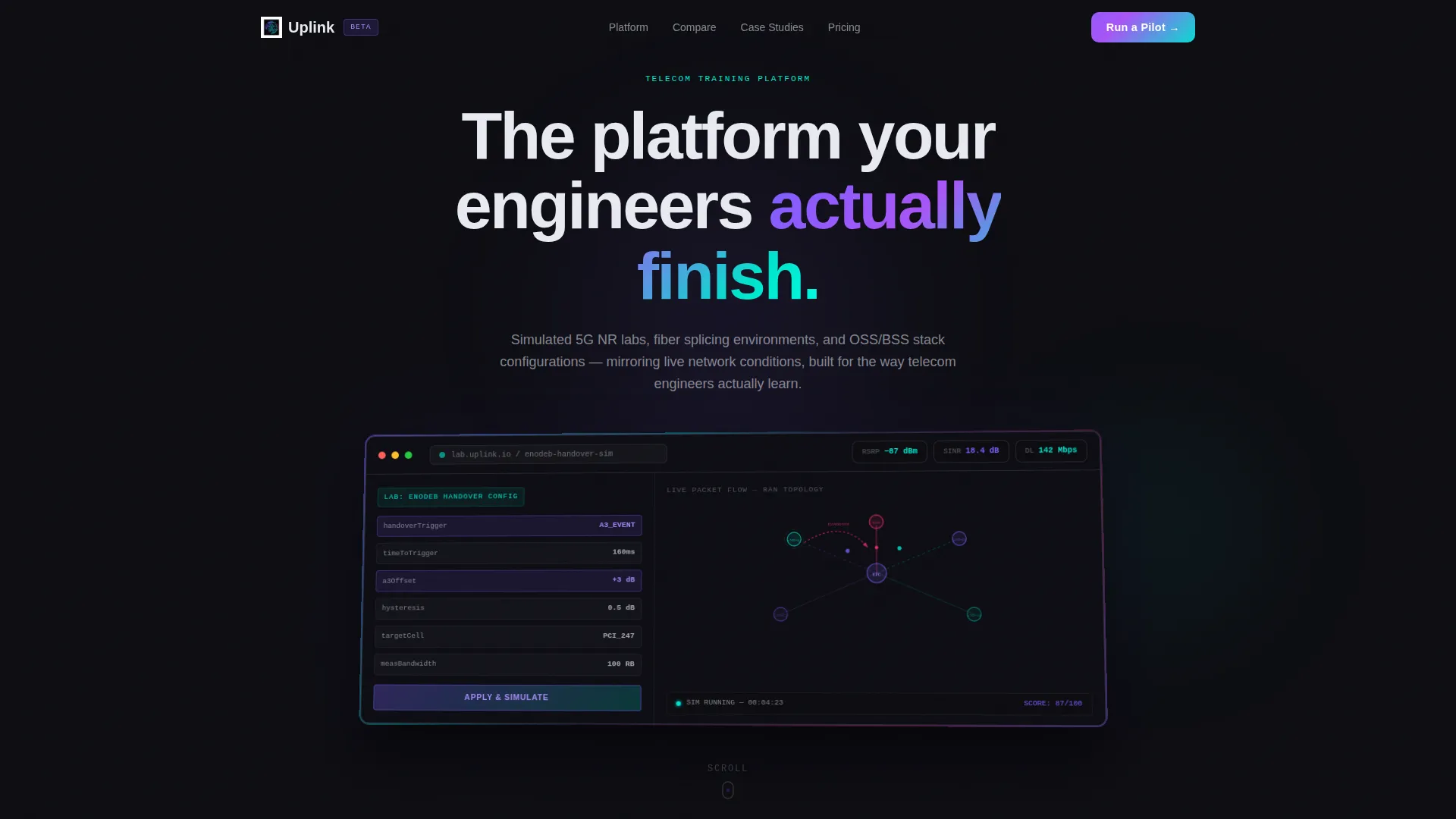 Carrier Connectivity Landing Page Template