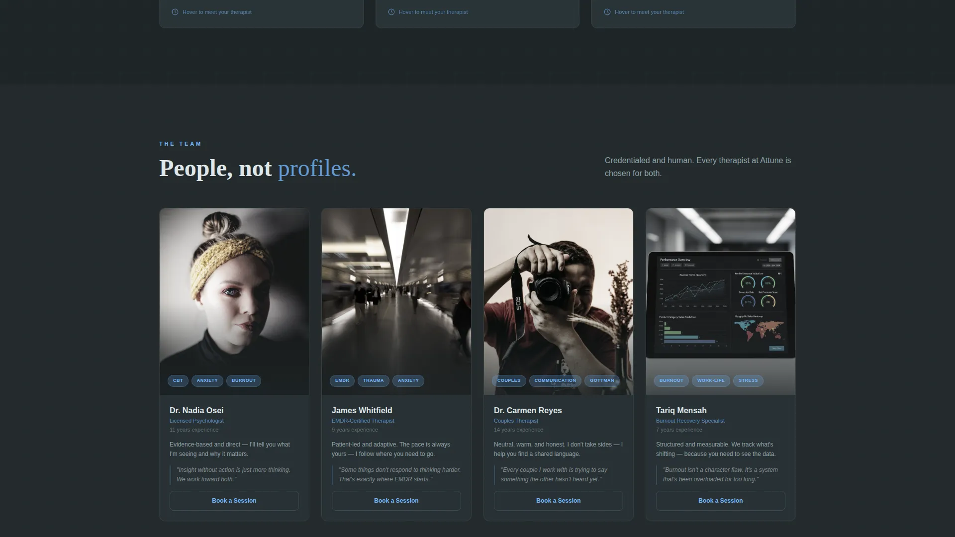 Therapy & Counseling Landing Page Template