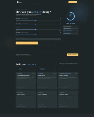 Therapy & Counseling Landing Page Template