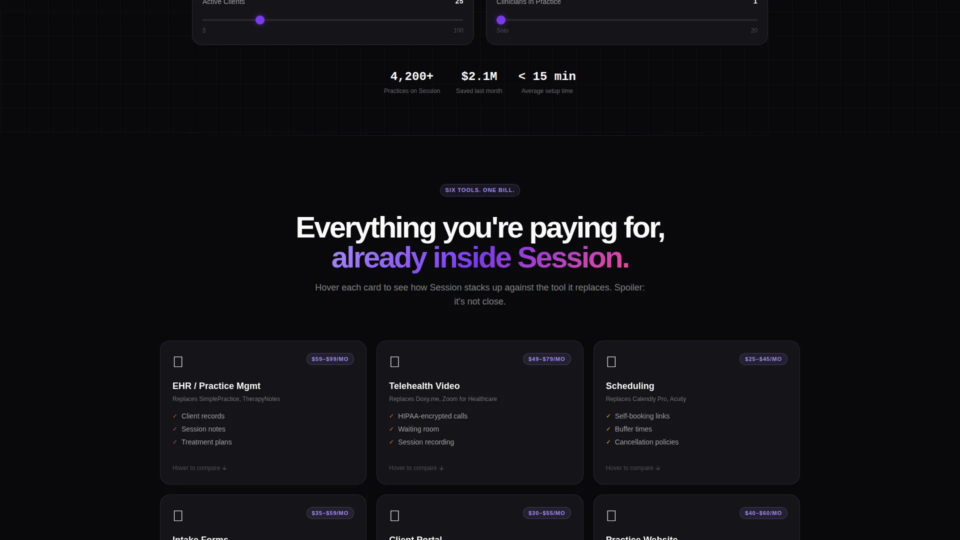 Therapy Practice Membership Landing Page Template