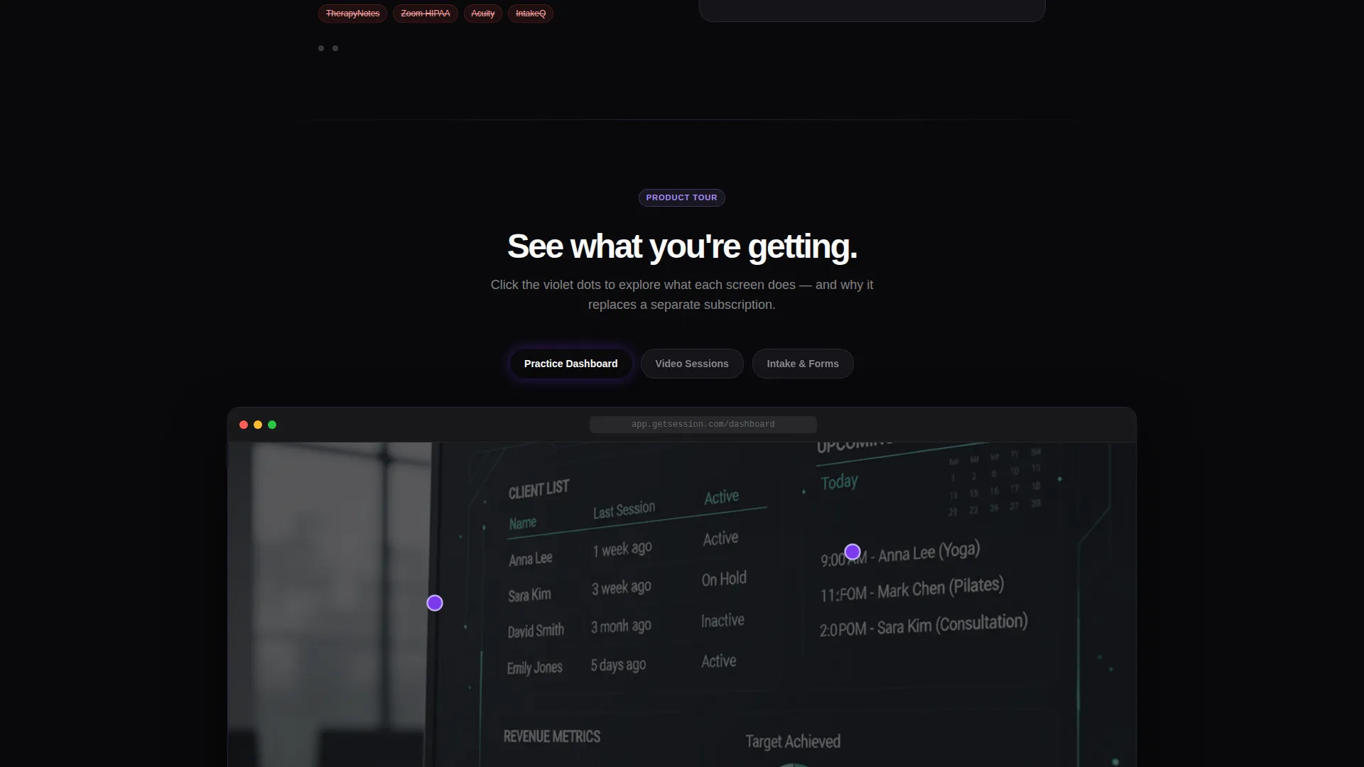 Therapy Practice Membership Landing Page Template