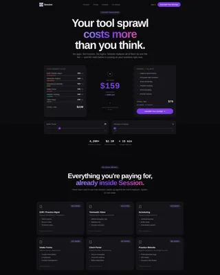 Therapy Practice Membership Landing Page Template