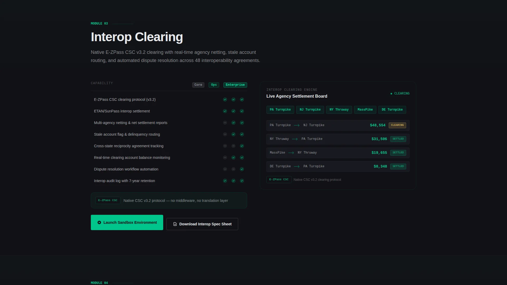 Toll Road Management Software Landing Page Template