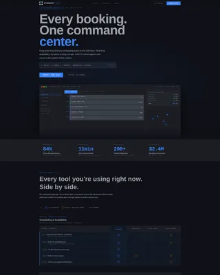 Tour Booking Comparison Table Landing Page