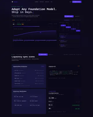 Finetune - Precision Transfer Learning Landing Page Template