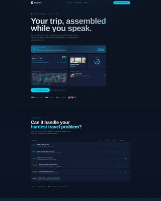 Smart Travel Landing Page Template