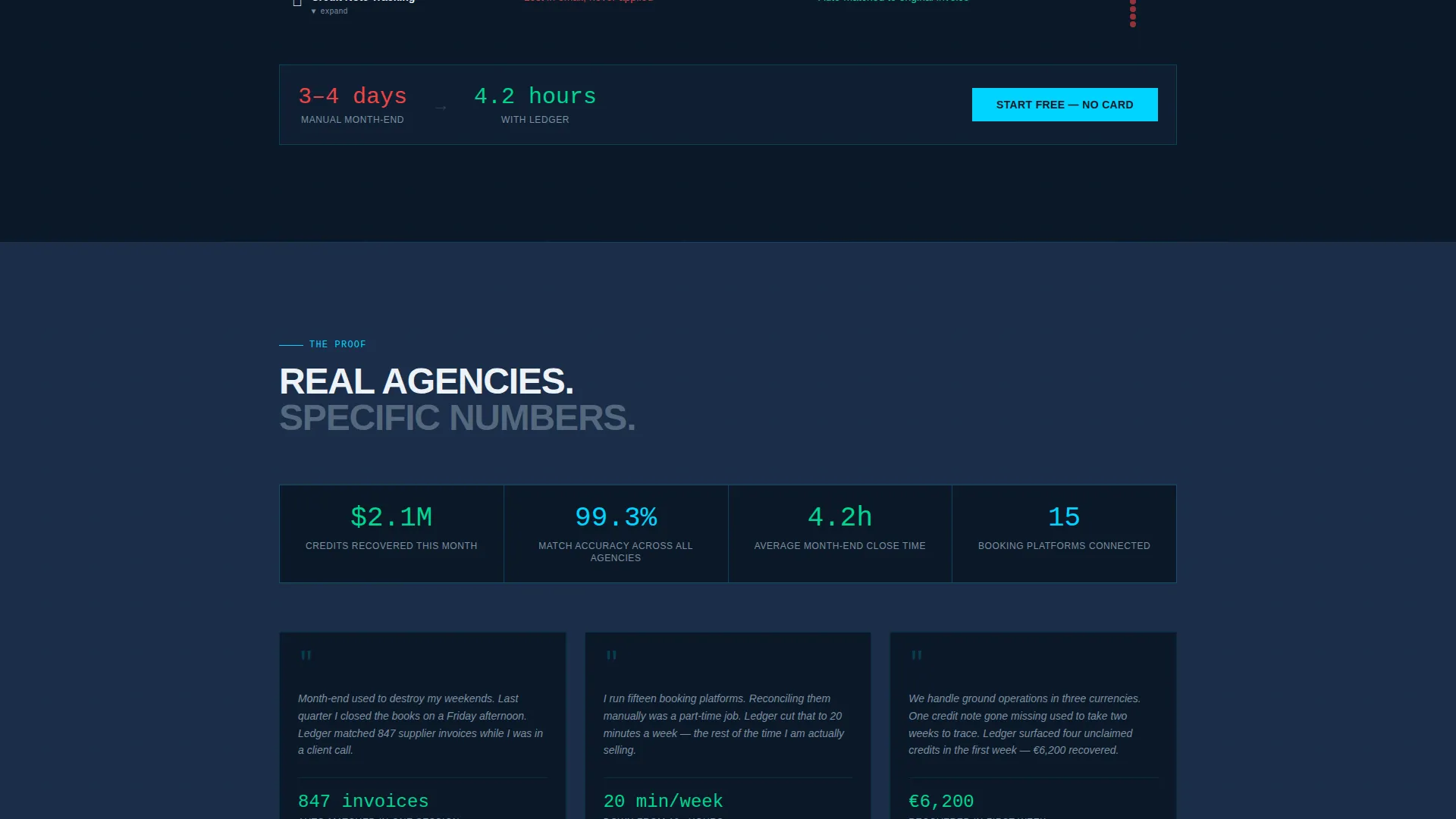 Travel Billing & Invoicing Landing Page Template