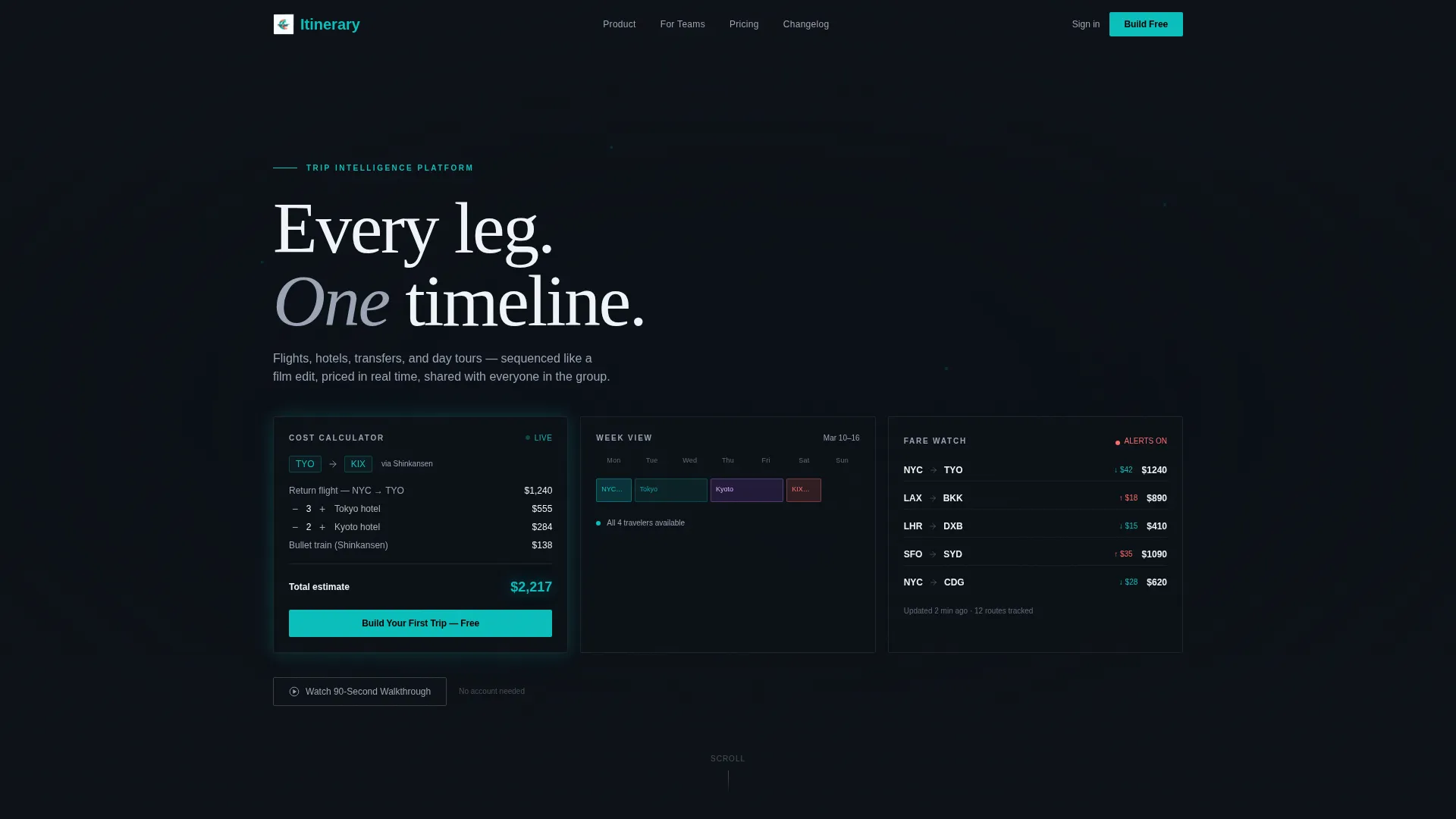 Travel Booking Landing Page Template