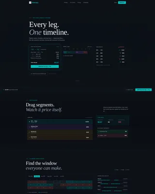 Travel Booking Landing Page Template