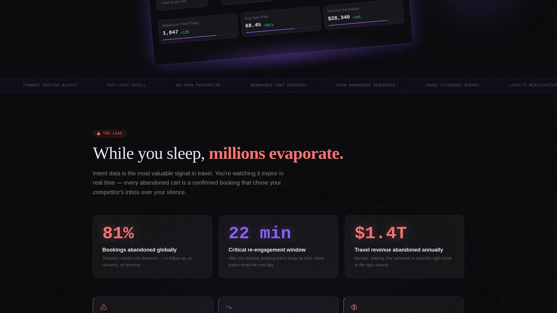 Travel Follow-Up Email Landing Page Template