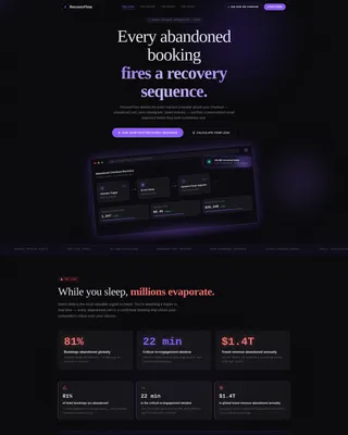 Travel Follow-Up Email Landing Page Template