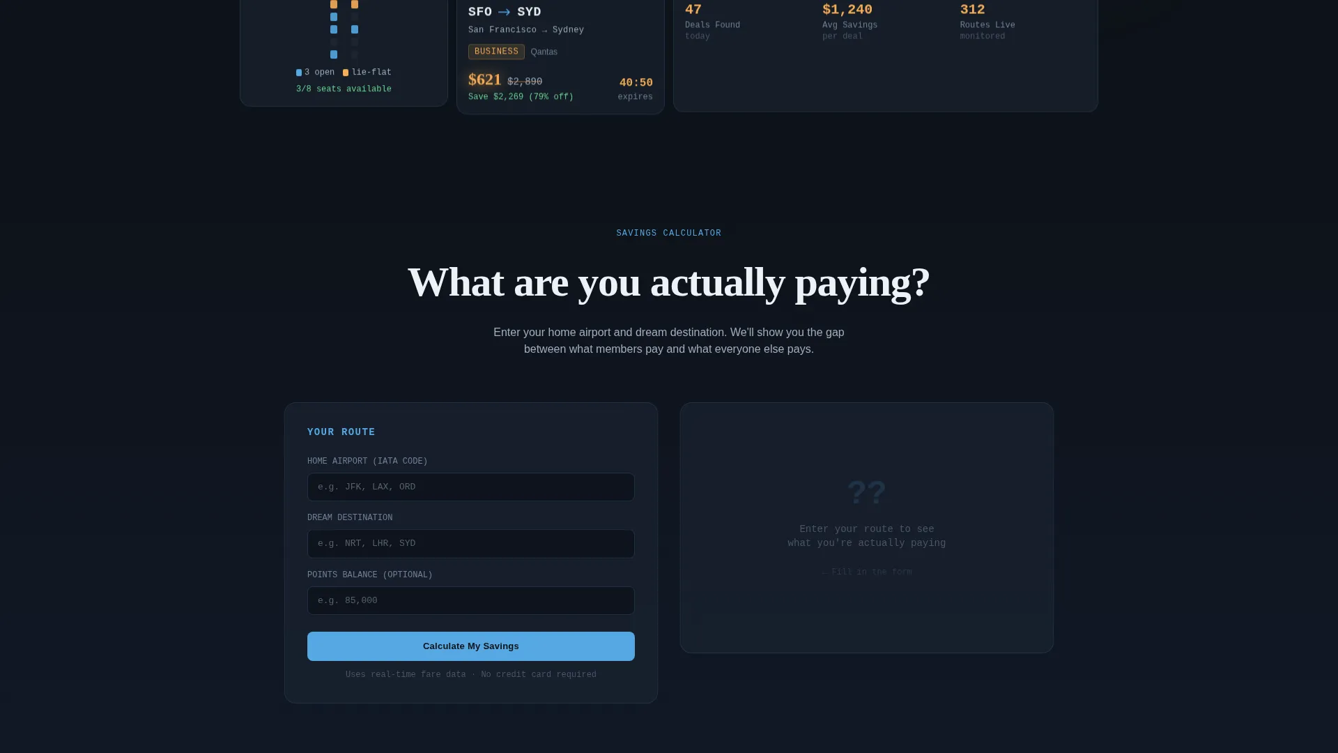 Travel Membership Bento Grid Landing Page Template