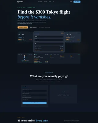 Travel Membership Bento Grid Landing Page Template