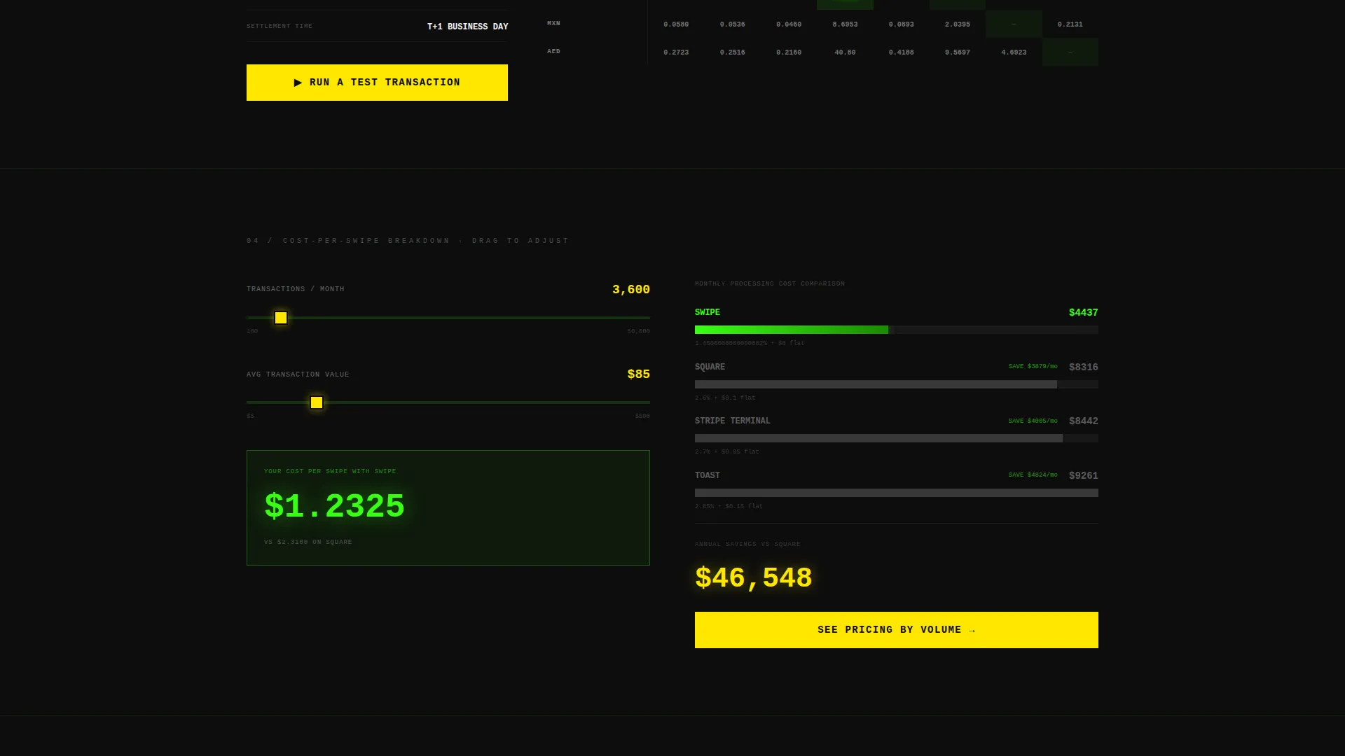 Travel POS Landing Page Template | Bold Brutalist