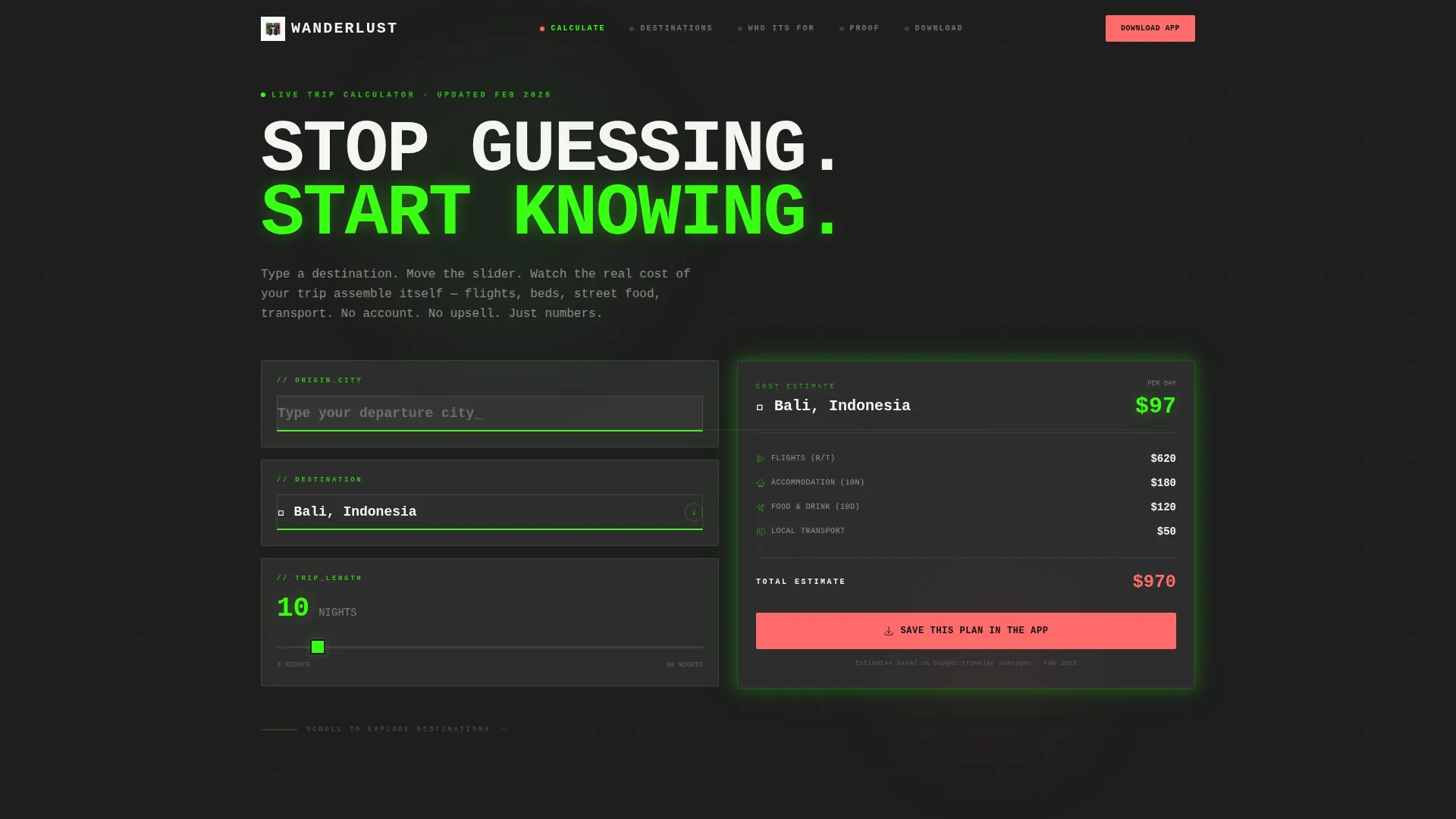 Bold Travel Landing Page Template
