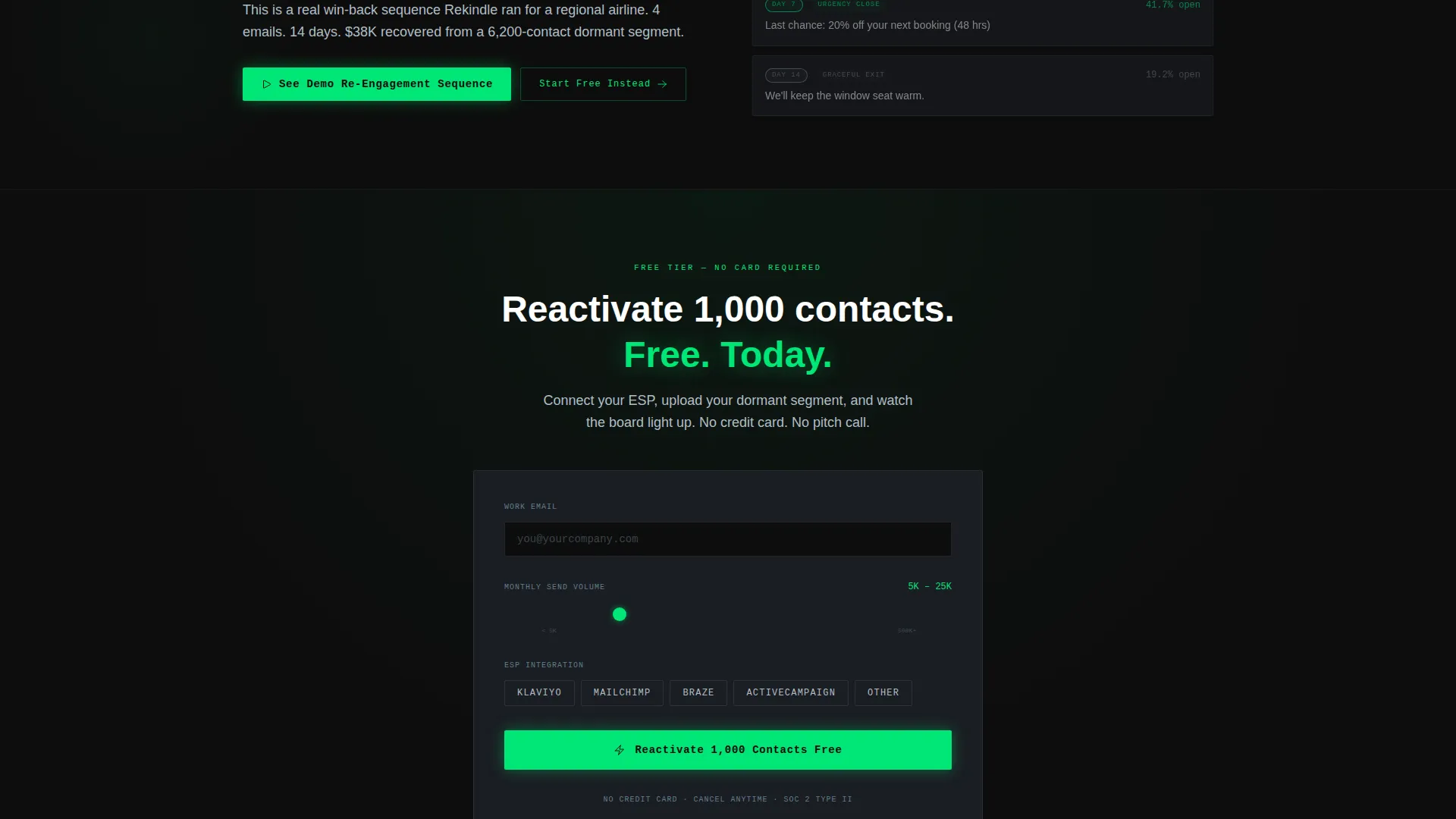 Customer Reactivation Landing Page Template