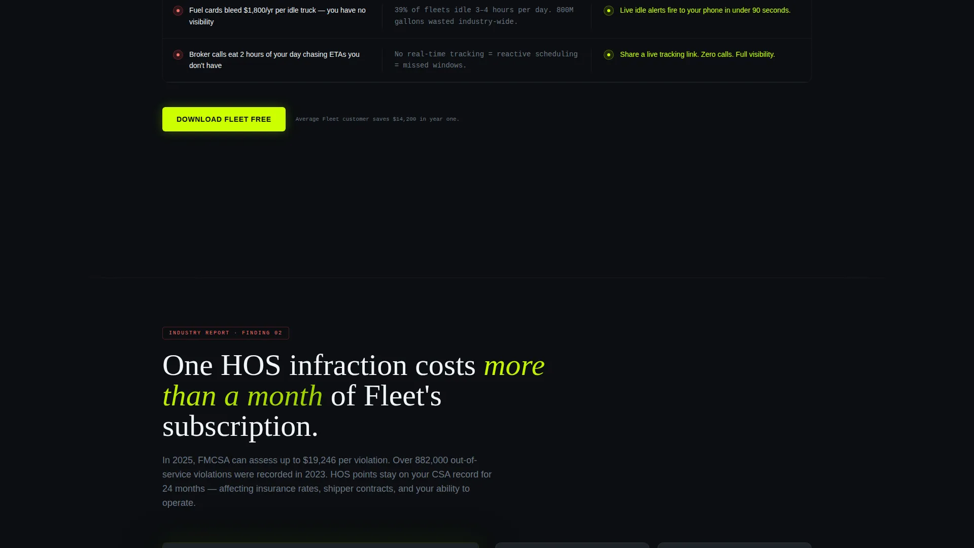 Trucking Management Software Landing Page Template