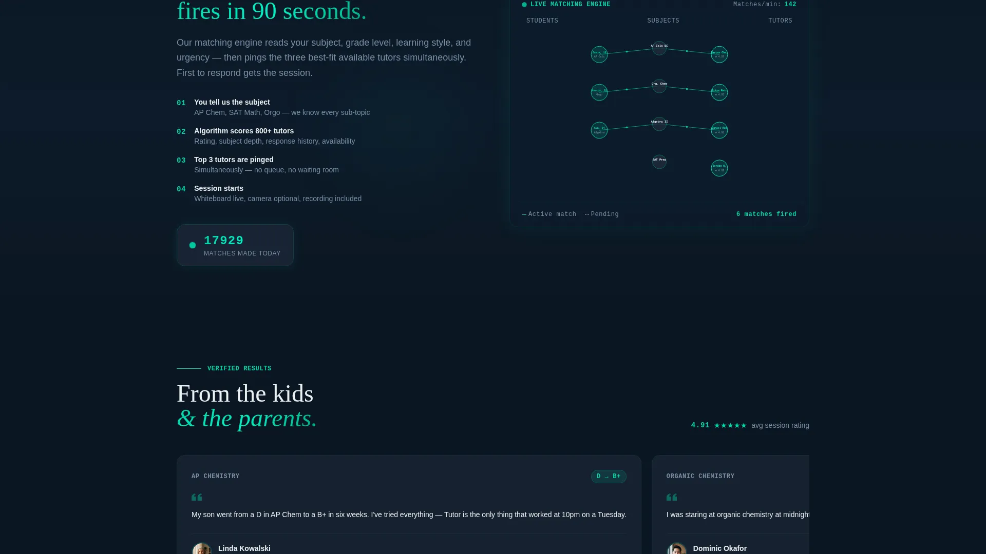 Instant Tutoring Landing Page Template