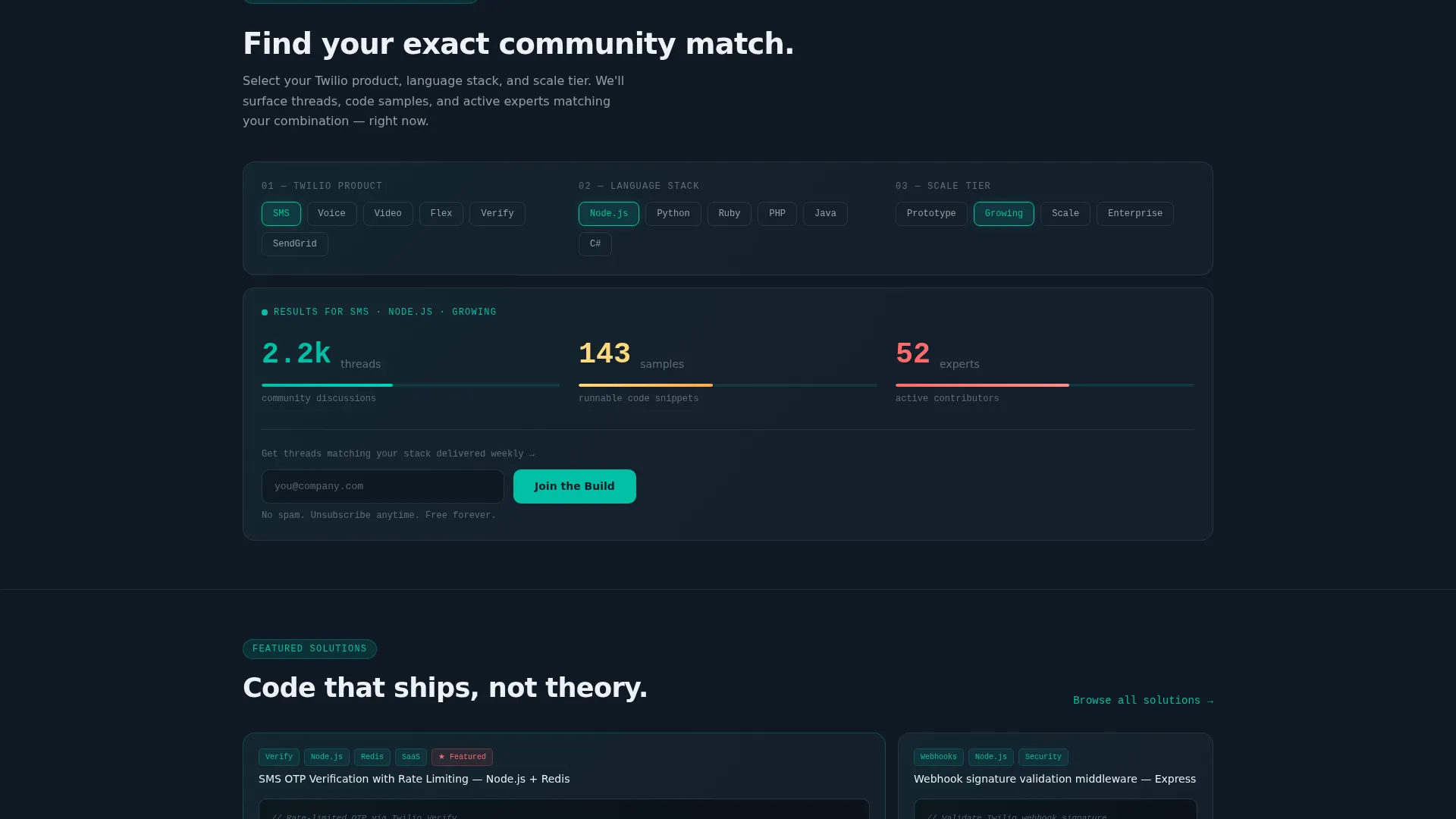 Performance-Driven Community | Free Website Template | Rocket