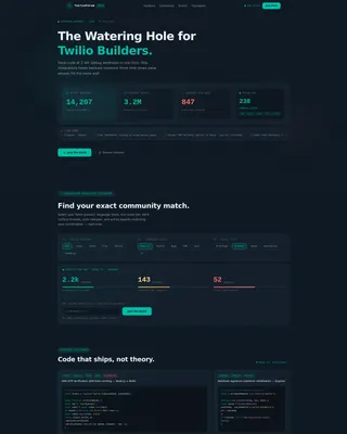 Performance-Driven Community | Free Website Template | Rocket