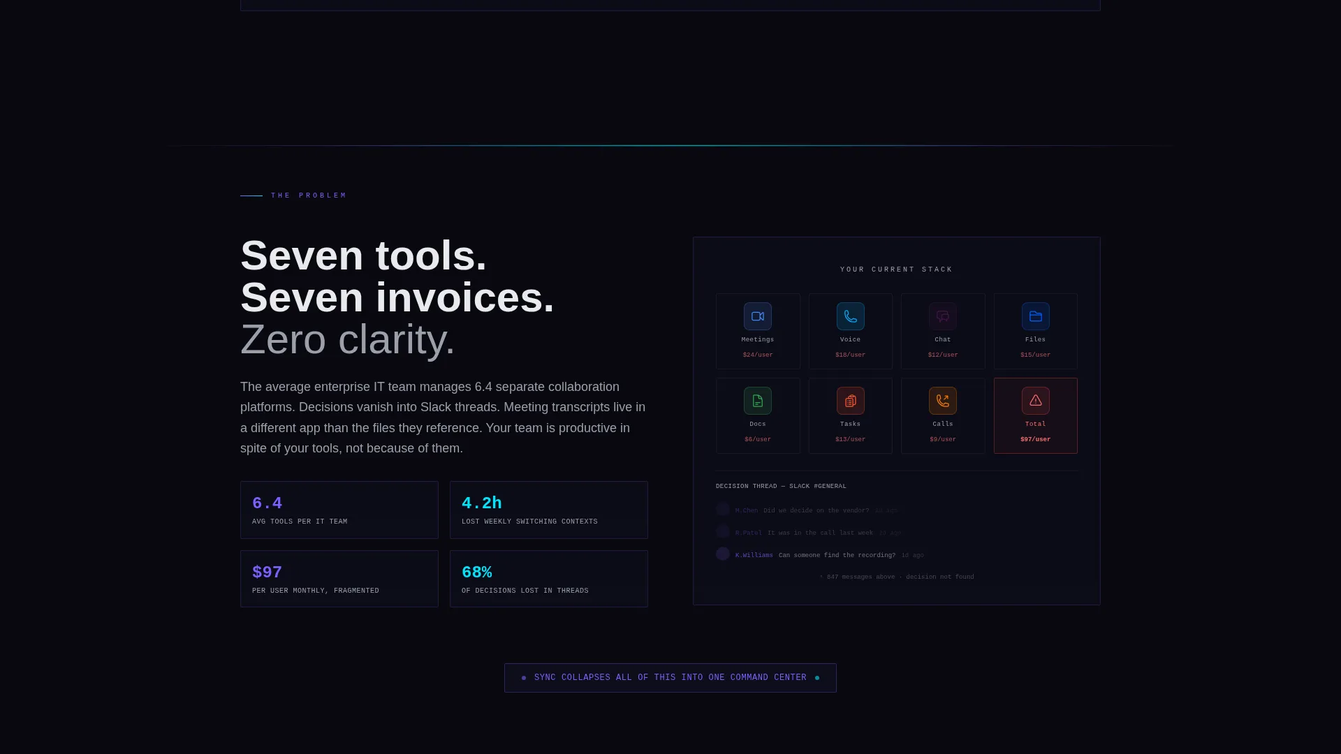 Unified Communications Landing Page Template