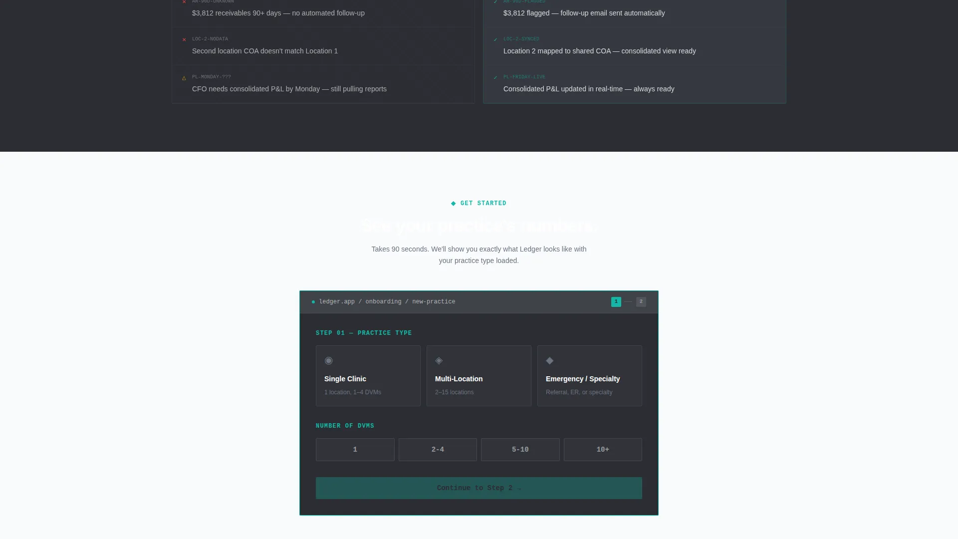 Veterinary Accounting Software Landing Page Template
