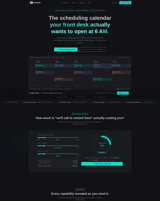 Veterinary Booking & Scheduling Landing Page Template