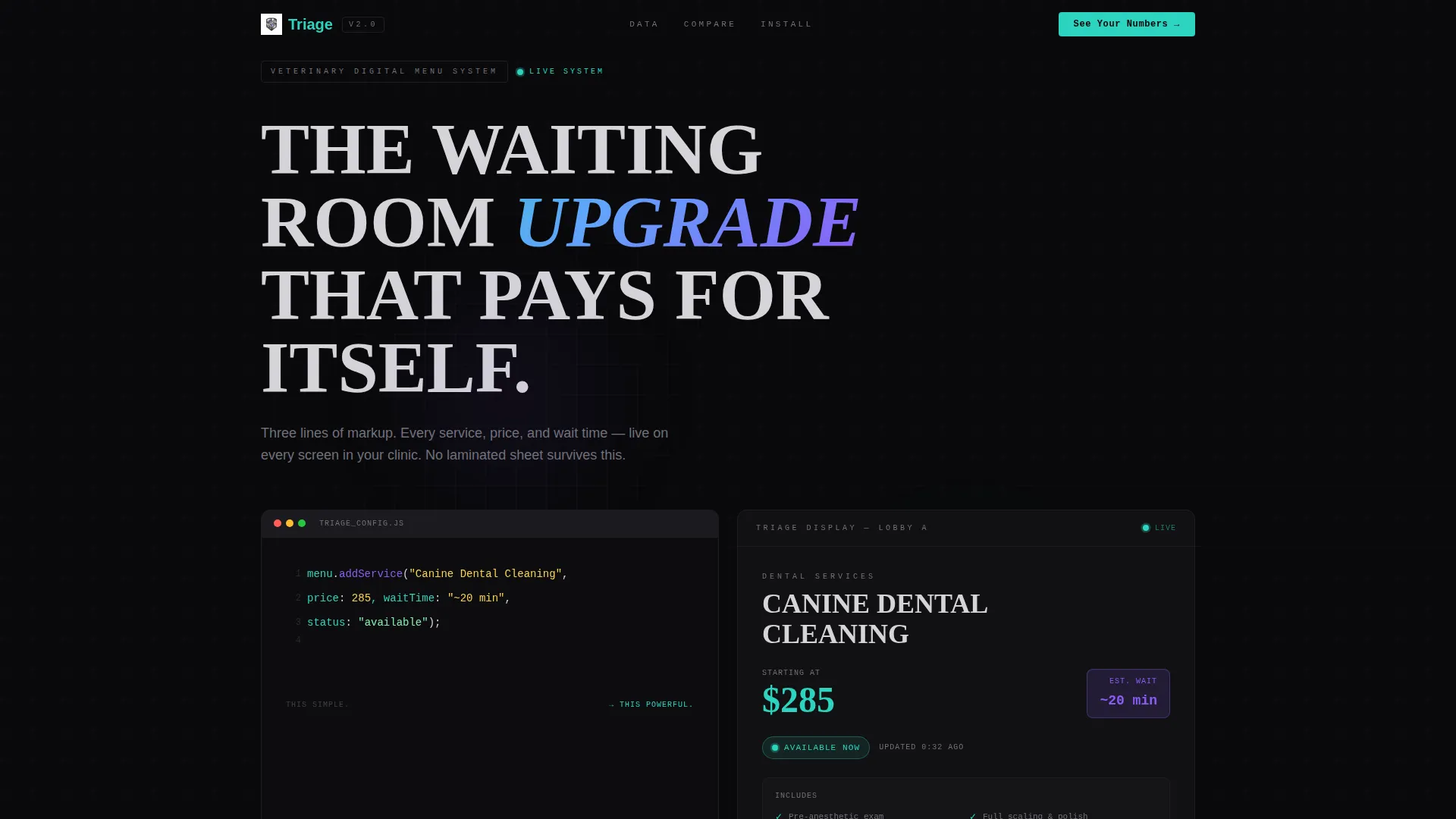 Veterinary Landing Page Template