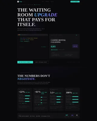 Veterinary Landing Page Template
