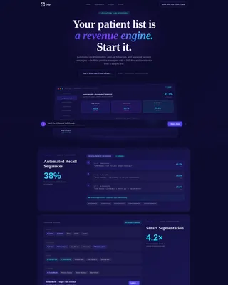 Veterinary Email Marketing Landing Page Template