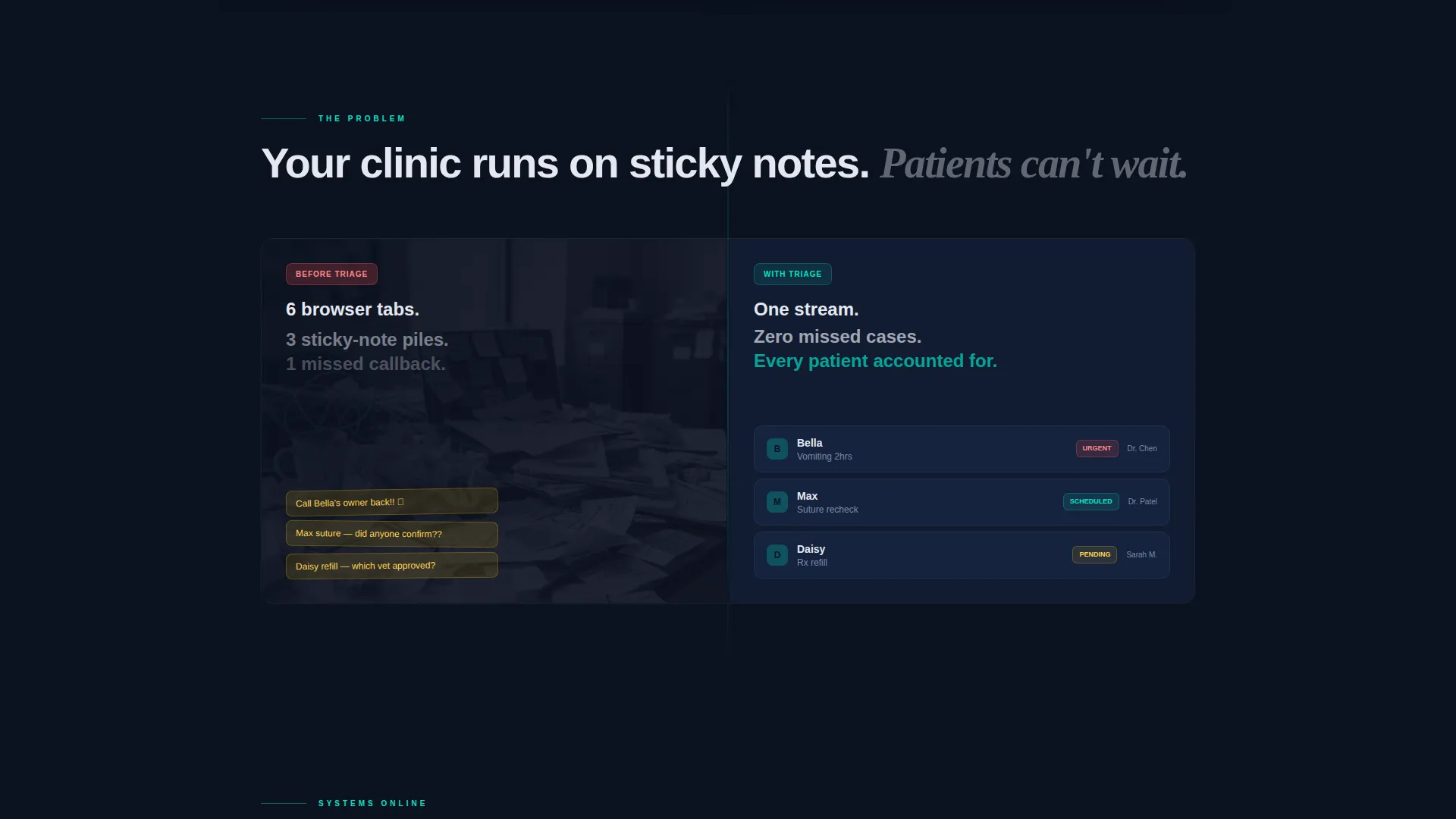 Veterinary Platform Landing Page Template