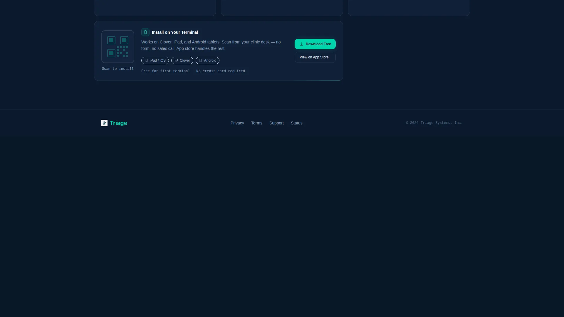 Animal Care System Landing Page Template
