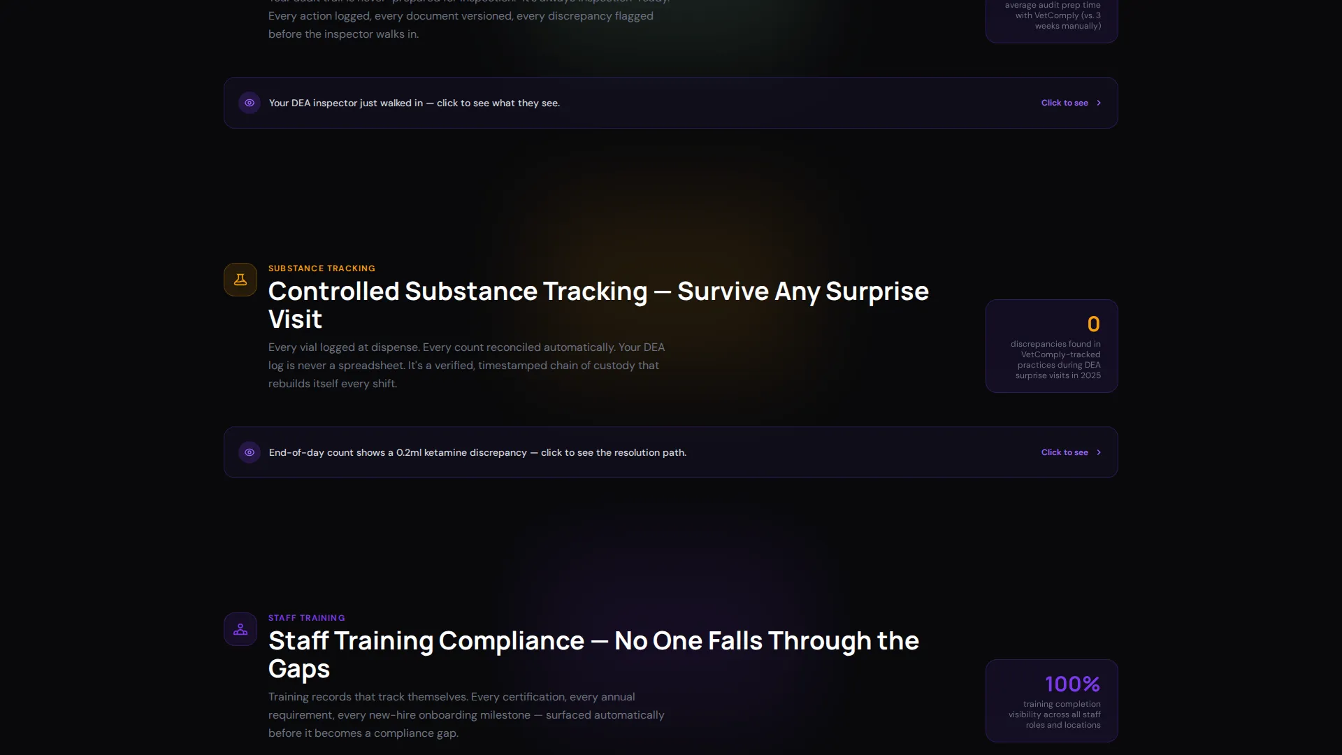 Veterinary Quality Management Landing Page Template