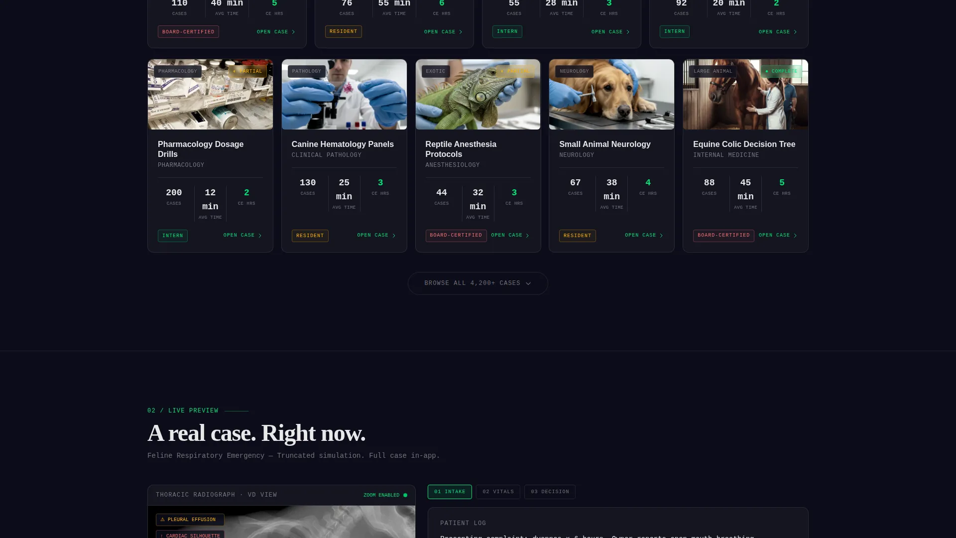 Veterinary Training Landing Page Template