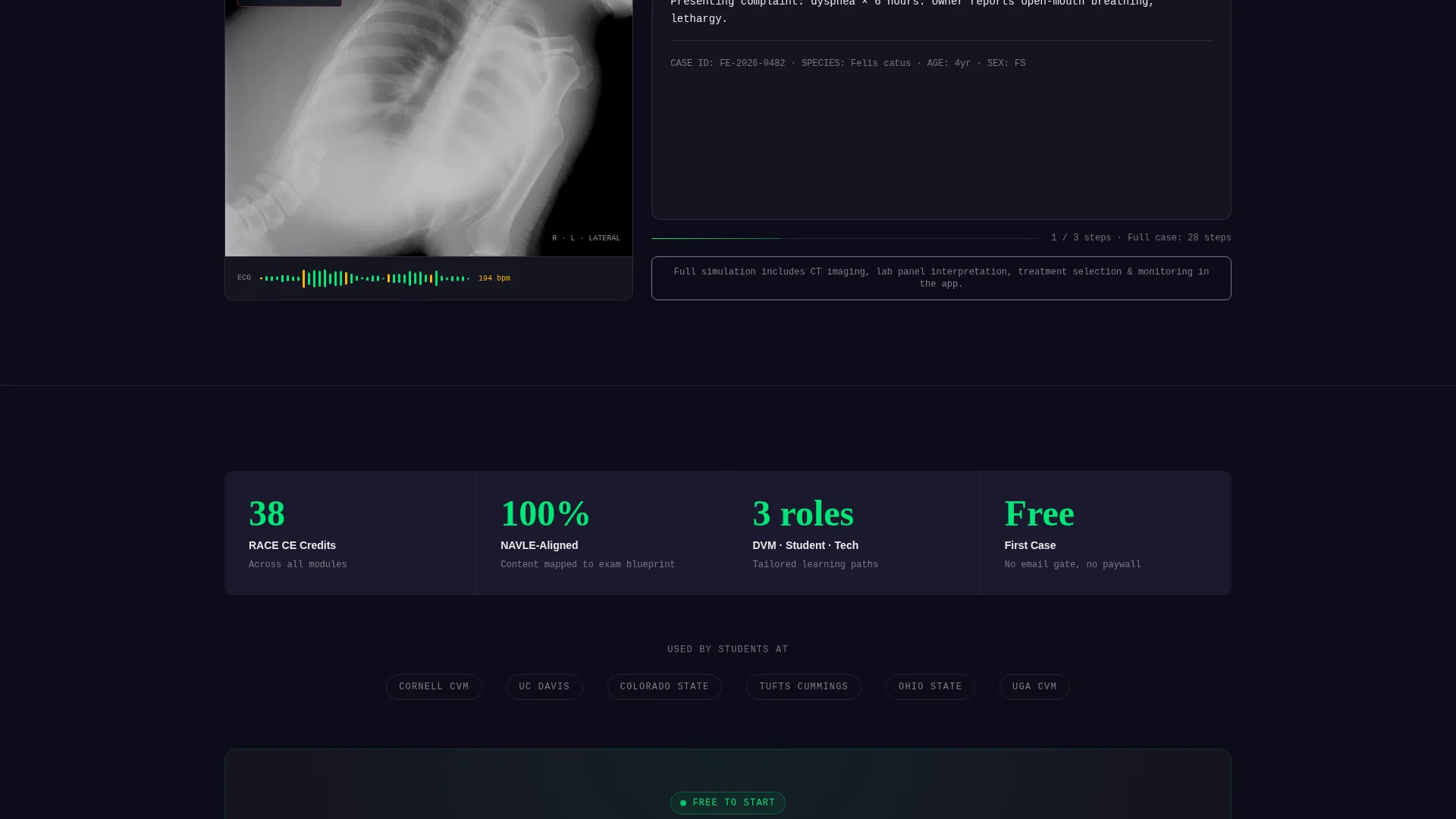 Veterinary Training Landing Page Template