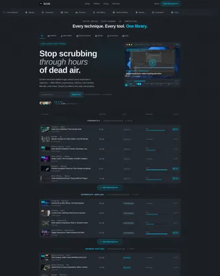 Premium Tutorial Landing Page Template