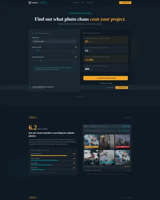 Jobsite Photo Documentation Landing Page Template