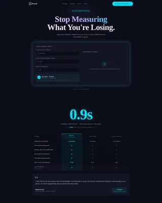 Voice-Activated DAM Comparison Landing Page Template