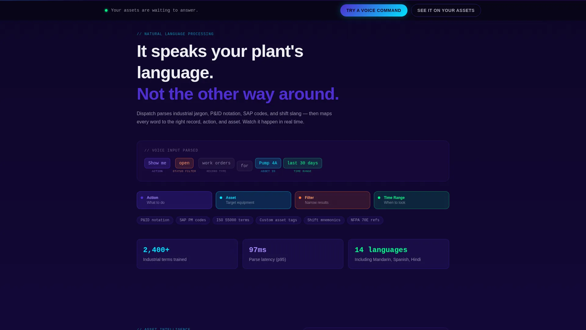 Modern EAM Landing Page Template