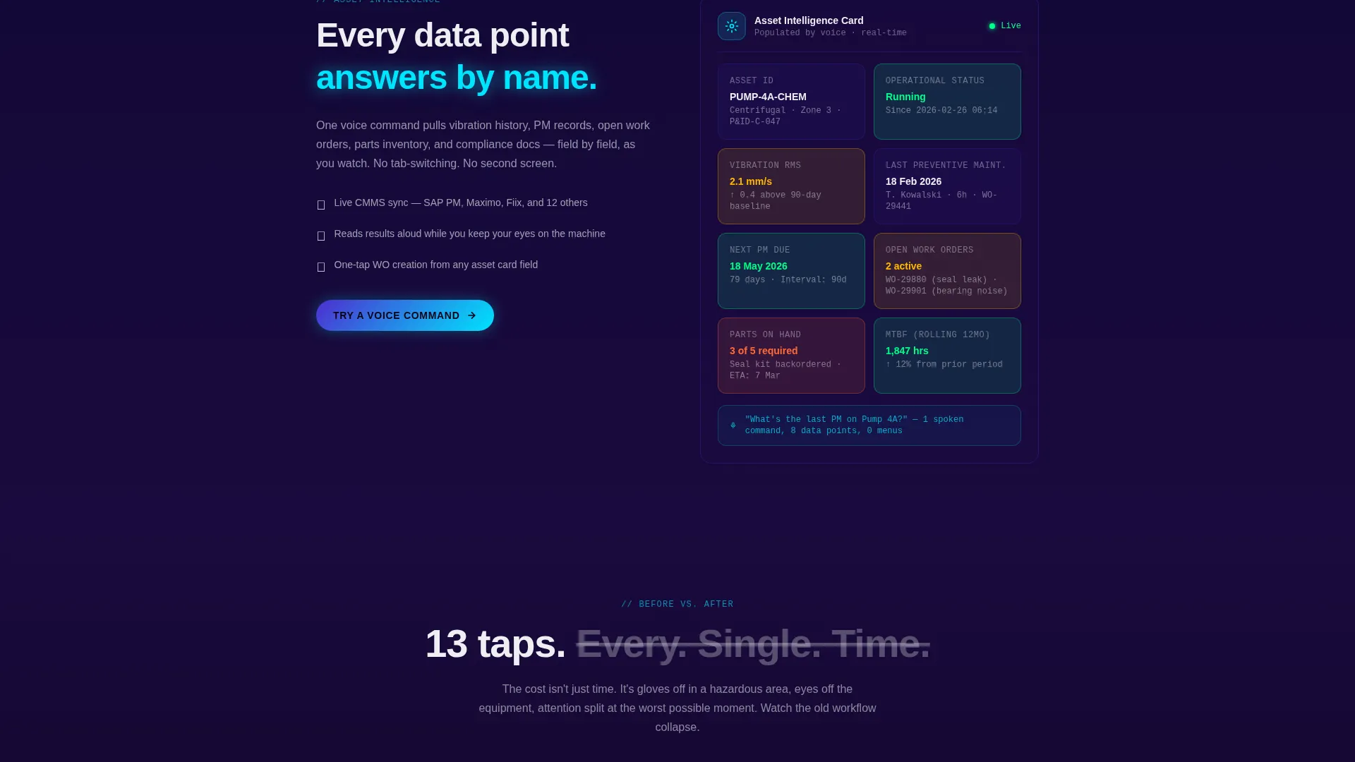 Modern EAM Landing Page Template
