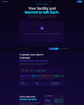 Modern EAM Landing Page Template