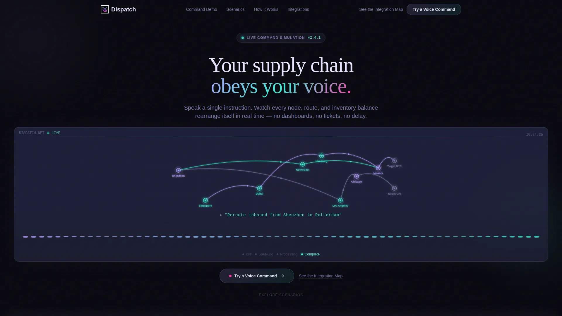 Smart Logistics Landing Page Template