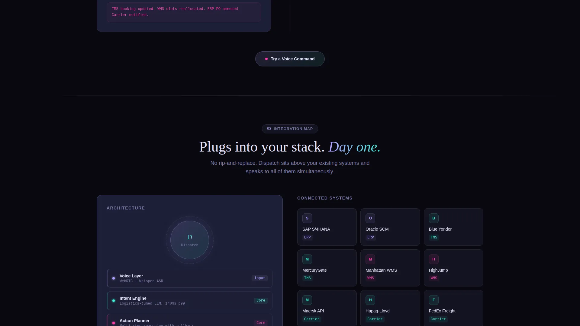 Smart Logistics Landing Page Template