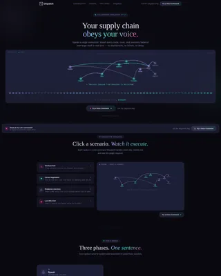 Smart Logistics Landing Page Template