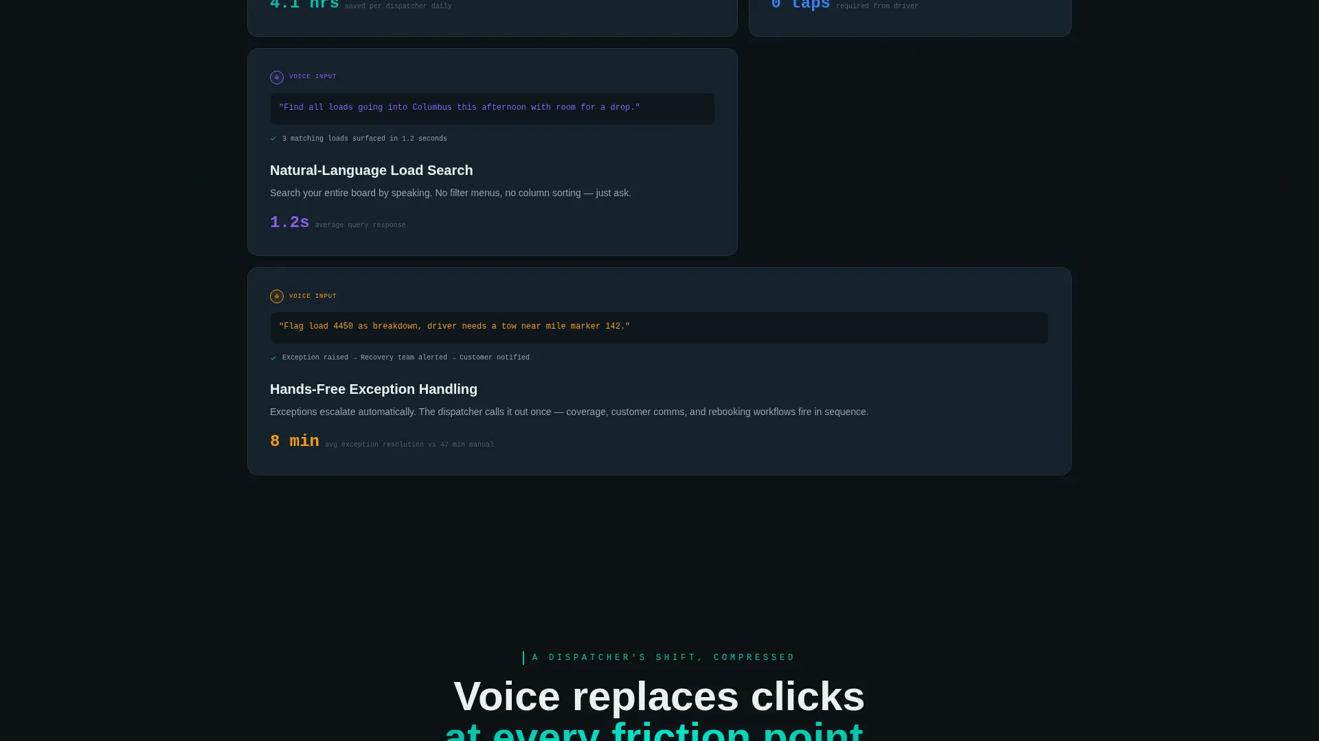 Voice-Activated TMS Landing Page Template
