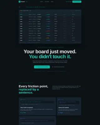 Voice-Activated TMS Landing Page Template