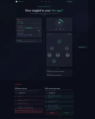 Dynamic Vue.js | Free Website Template | Rocket