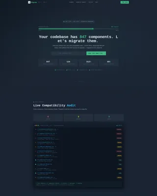 Powerful Vue.js | Free Website Template | Rocket